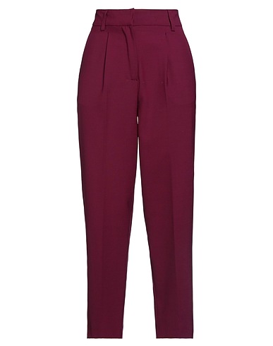 SEMICOUTURE Casual trouser Garnet 53% Polyester, 43% Virgin Wool, 4% Elastane