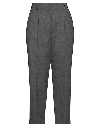 SEMICOUTURE Casual pants Grey 53% Polyester, 43% Virgin Wool, 4% Elastane