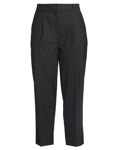 SEMICOUTURE Casual pants Black 53% Polyester, 43% Virgin Wool, 4% Elastane