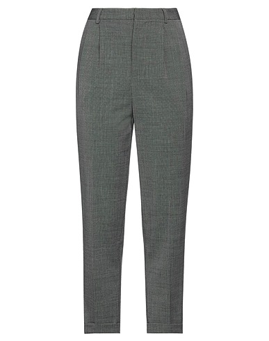MERCI ITALIA Casual pants Grey 53% Polyester, 43% Virgin Wool, 4% Elastane