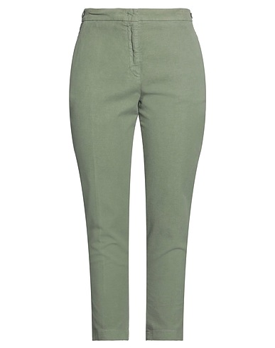 ASPESI Casual trouser Sage green 97% Cotton, 3% Elastane