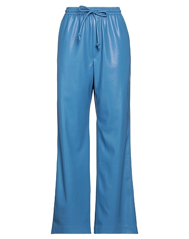 NANUSHKA Casual trouser Pastel blue 60% Polyurethane, 40% Polyester, Acetate, Viscose