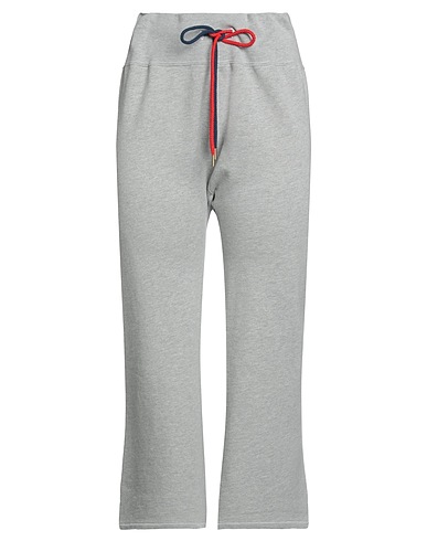 THE GREAT. Casual trouser Grey 95% Cotton, 5% Polyester