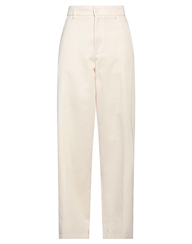 PENCE Casual trouser Ivory 100% Cotton