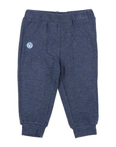 LOSAN Casual trouser Slate blue 60% Acrylic, 35% Rayon, 5% Elastane
