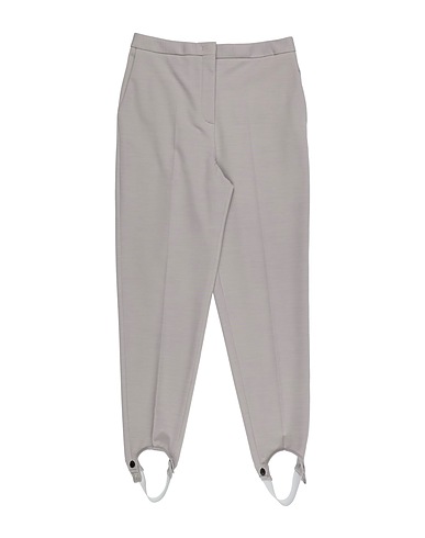 FABIANA FILIPPI Casual pants Light grey 65% Wool, 25% Polyamide, 10% Elastane, Ecobrass