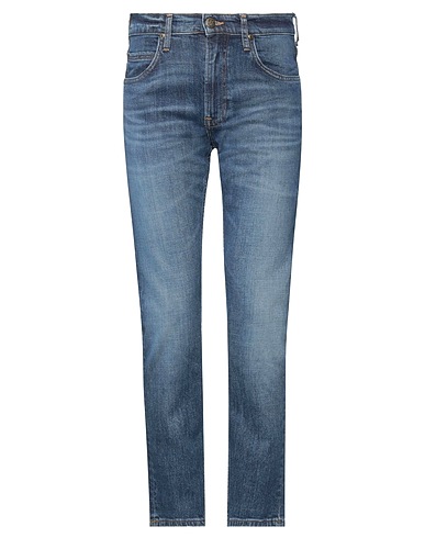 LEE Denim trousers Blue 98% Cotton, 2% Elastane