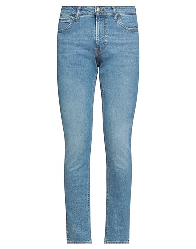 LEE Denim trousers Blue 98% Cotton, 2% Elastane