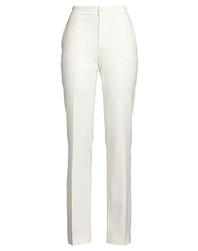 TWINSET Casual trouser Off white 53% Polyester, 43% Wool, 4% Elastane