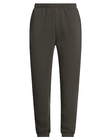 KO SAMUI Casual trouser VERDE SCURO 90% Cotton, 10% Polyester