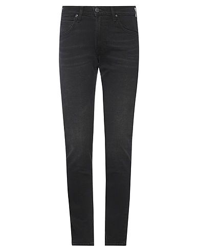 LEE Denim pants Black 99% Cotton, 1% Elastane