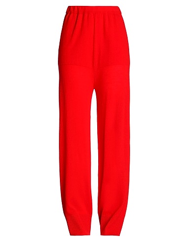 CIRCUS HOTEL Pantalone Rosso 85% Lana, 15% Cachemire