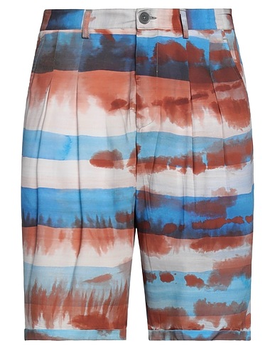 MOOD_ONE Shorts & Bermuda Brown 60% Polyester, 40% Viscose