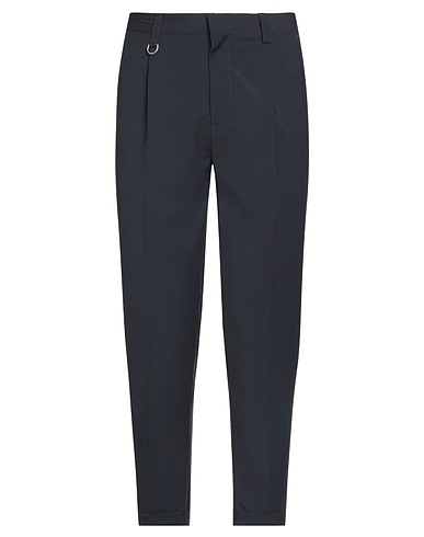 PAOLO PECORA Casual pants Midnight blue 54% Polyester, 44% Wool, 2% Elastane