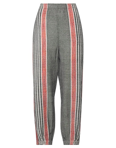 TORY BURCH Casual trouser Black 75% Cotton, 18% Polyester, 7% Viscose