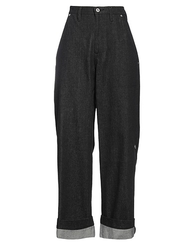 LIMI FEU Denim trousers Black 100% Cotton