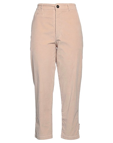 FABERGE&ROCHES Casual pants Beige 98% Cotton, 2% Elastane