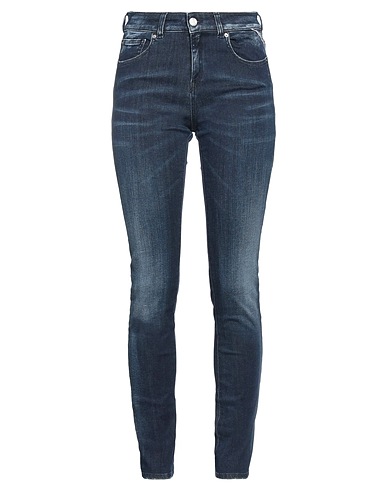 REPLAY Denim pants Blue 78% Cotton, 18% Polyester, 4% Elastane