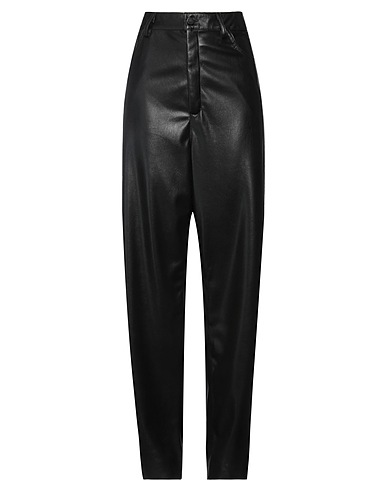 LANEUS Casual trouser Black 65% Polyester, 35% Polyurethane