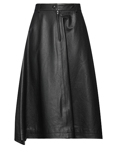 BALENCIAGA Midi skirt Black Calfskin