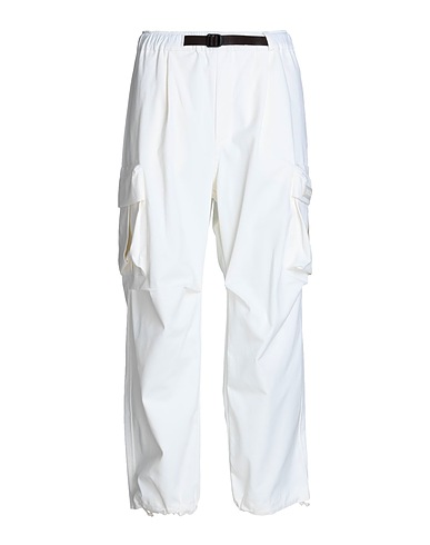 LC23 Cargo GABARDINE CARGO PANTS
 White 100% Cotton