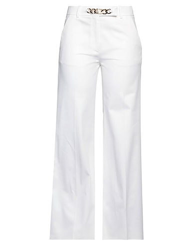 VALENTINO GARAVANI Casual trouser White 98% Cotton, 2% Elastane