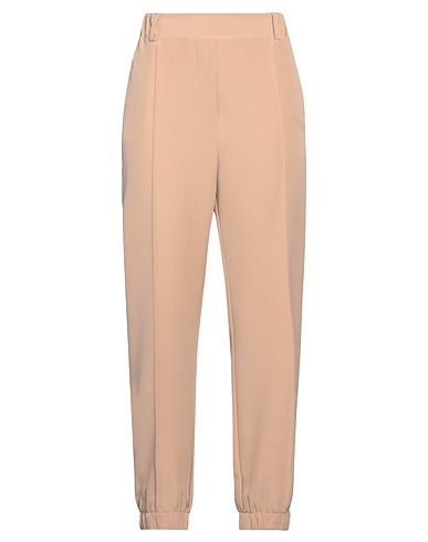 SOALLURE Pantalone Beige 89% Poliestere, 11% Elastan