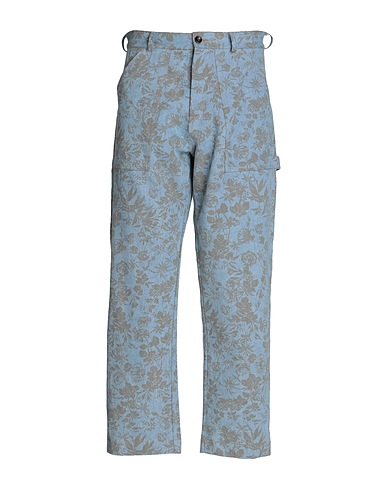 LC23 Pantalone WORK PRINTED DENIM TROUSERS
 Carta da zucchero 100% Cotone