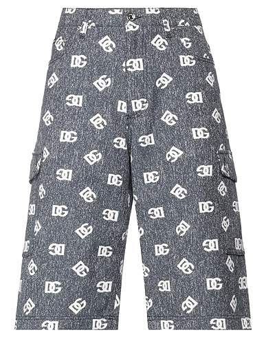 DOLCE&GABBANA Cargo Slate blue 98% Cotton, 2% Elastane
