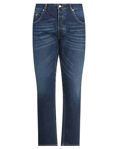 ICON DENIM Denim trousers Blue 100% Cotton