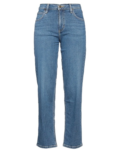 LEE Denim pants Blue 98% Cotton, 2% Elastane