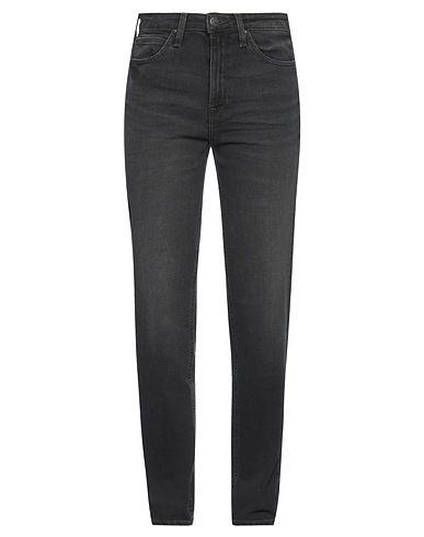 LEE Denim trousers Charcoal 99% Cotton, 1% Elastane