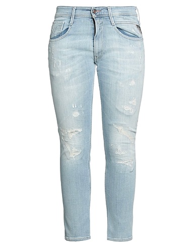 REPLAY Pantaloni jeans Blu 95% Cotone, 3% Elastomultiestere, 2% Elastan