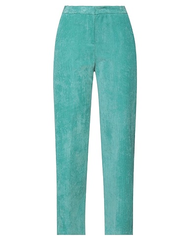 CAMICETTASNOB Casual trouser Turquoise 85% Polyester, 12% Polyamide, 3% Elastane