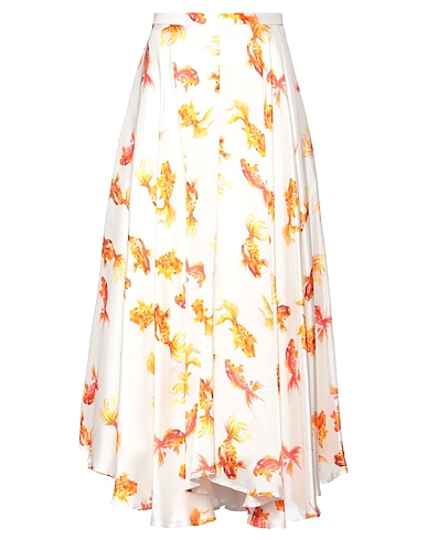 LARDINI Maxi Skirts White 100% Viscose