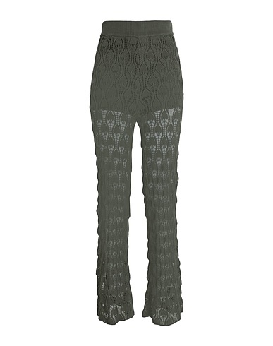 TOPSHOP Casual trouser Military green 100% Cotton