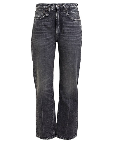 R13 Pantaloni jeans Nero 100% Cotone