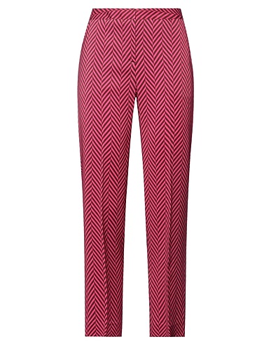 CAMICETTASNOB Casual trouser Magenta 96% Viscose, 4% Elastane