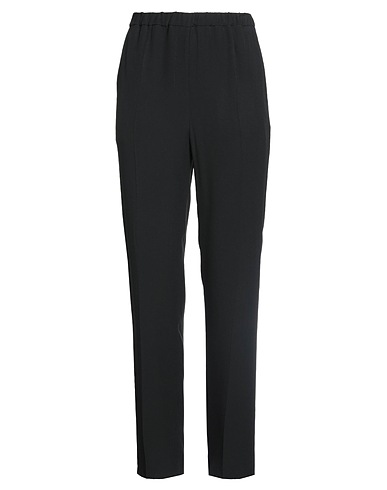 GRIFONI Pantalone Nero 56% Acetato, 44% Viscosa