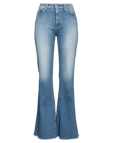 VICOLO Denim trousers Blue 61% Cotton, 38% Lyocell, 1% Lycra®