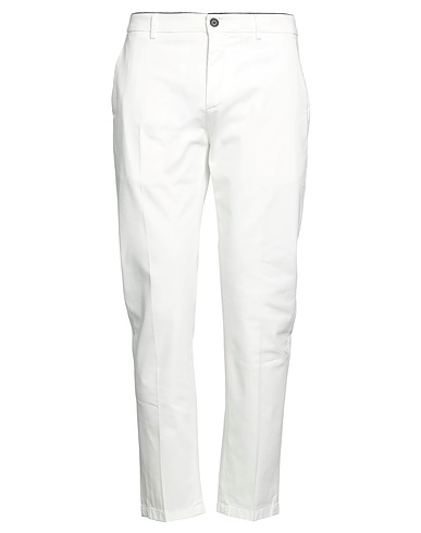 DEPARTMENT 5 Casual pants White 54% Cotton, 43% Modal, 3% Elastane