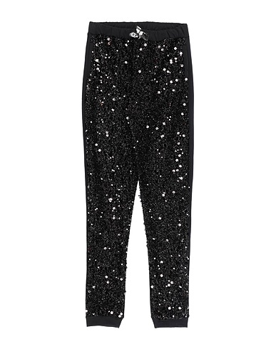 FRANKIE MORELLO Casual trouser Black 100% Polyester, Cotton