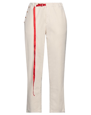 WHITE SAND Pantalone Avorio 98% Cotone, 2% Elastan