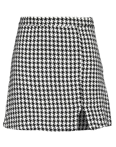 VANESSA SCOTT Mini skirt White 80% Polyester, 20% Wool