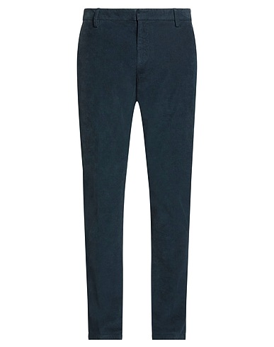 DONDUP Casual trouser Navy blue 98% Cotton, 2% Elastane
