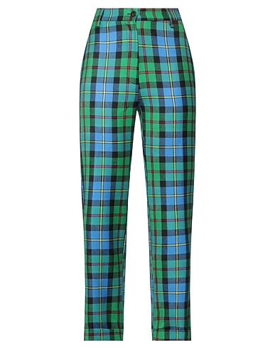 LABORATORIO クラシックパンツ グリーン ポリエステル 100%