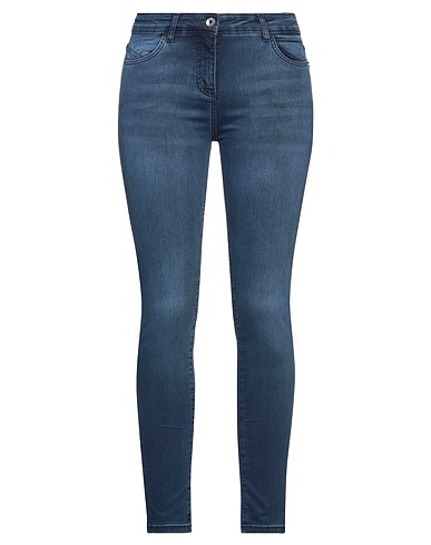 PATRIZIA PEPE Denim trousers Blue 65% Cotton, 31% Polyester, 4% Elastane