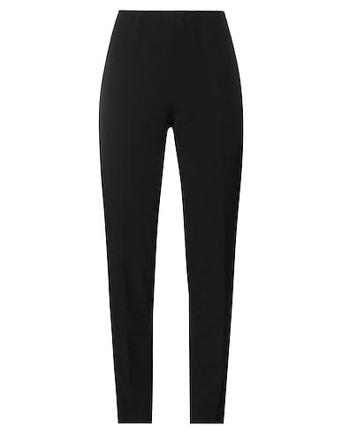 LABORATORIO Casual trouser Black 62% Polyester, 36% Viscose, 2% Elastane