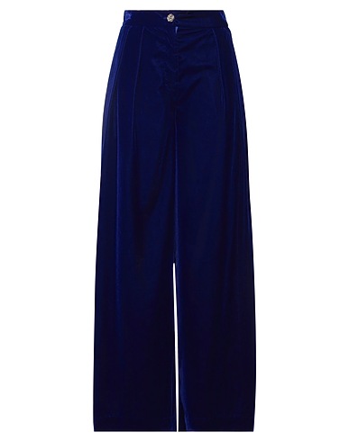 W  DABLIU Casual trouser Bright blue 100% Polyester