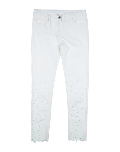 SARABANDA Casual trouser White 57% Cotton, 40% Polyester, 3% Elastane